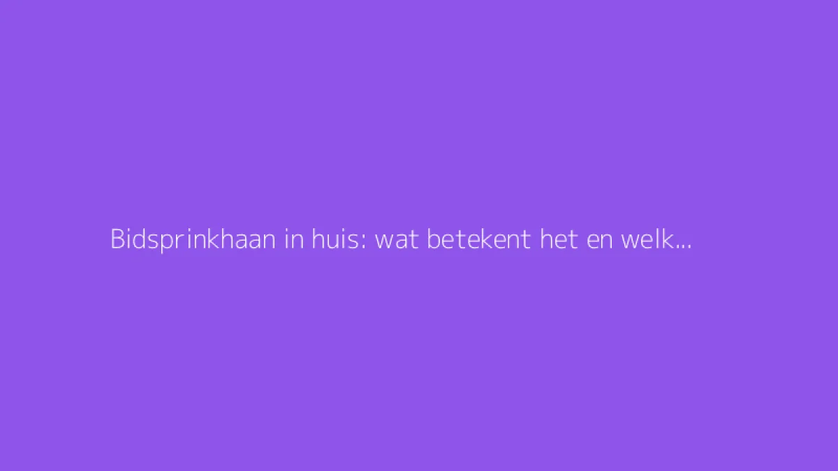 Bidsprinkhaan in huis: wat betekent het en welke symboliek heeft het?