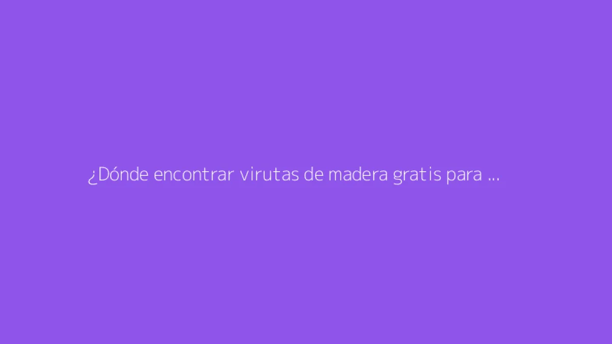 ¿Dónde encontrar virutas de madera gratis para el jardín?