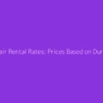 Wheelchair Rental Rates: Prices Based on Duration
